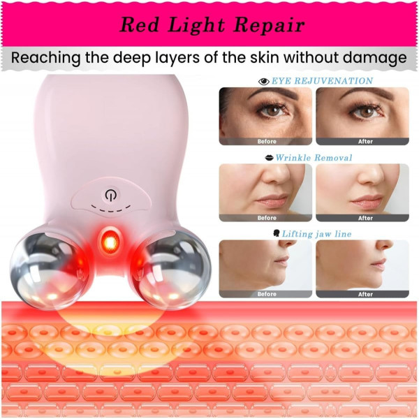 Ручний масажер Micro Current Skin TS-5504 з вібрацією й USB заряджанням