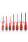 Комплект діелектричних викруток 7 шт. у зручному чохлі Screwdriver Set