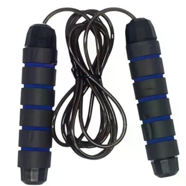 Професійна скакалка Bambi SK221506 для тренувань чорно-синя