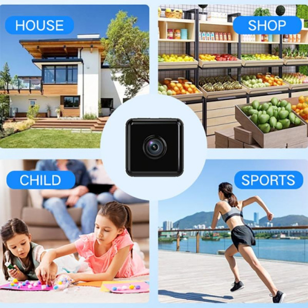 IP-камера наблюдения X6D с Wi-Fi для внутреннего и уличного использования с режимом день/ночь