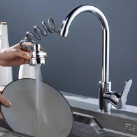 Водоощадний аератор для змішувача з гнучкою трубкою Chrome