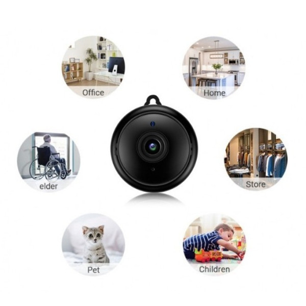 Внутренняя Wi-Fi камера V380 OMG Eye 1080p с функцией радионяни и режимом день/ночь