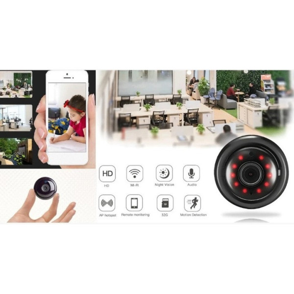 Внутренняя Wi-Fi камера V380 OMG Eye 1080p с функцией радионяни и режимом день/ночь