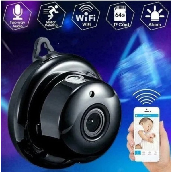 Внутренняя Wi-Fi камера V380 OMG Eye 1080p с функцией радионяни и режимом день/ночь