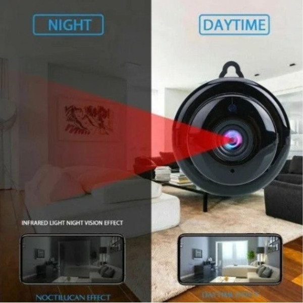 Внутренняя Wi-Fi камера V380 OMG Eye 1080p с функцией радионяни и режимом день/ночь