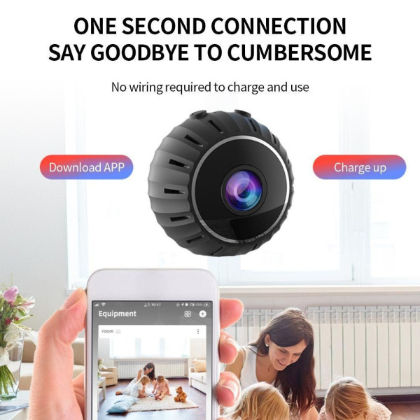 Wi-Fi IP камера P7-W8 с высоким разрешением и ночной подсветкой для внутреннего использования