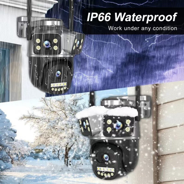 Уличная IP-камера QD18 с ночной съёмкой, Wi-Fi и датчиком движения