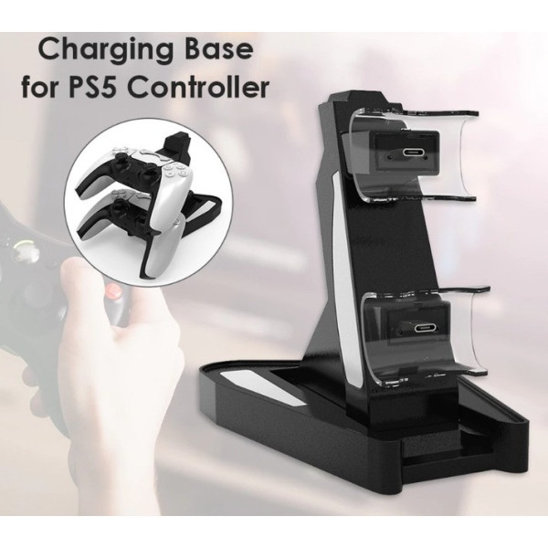 Док-станція DualSense для одночасного заряджання двох геймпадів