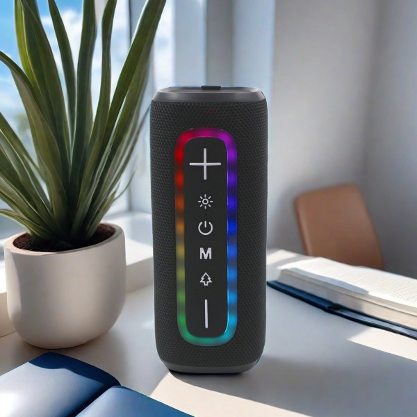 Бездротова колонка IMS-S1041 з подвійним динаміком і підсвіткою