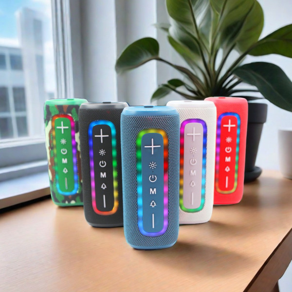 Бездротова колонка IMS-S1041 з подвійним динаміком і підсвіткою