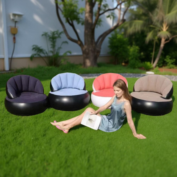 Легкий надувний диван-крісло AND LY-1033 для відпочинку вдома та на вулиці