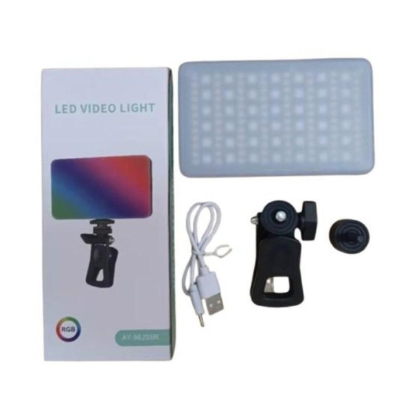 Прищіпка з RGB лампою AND 5265 для відео та стримінгу з обертанням і регулюванням яскравості