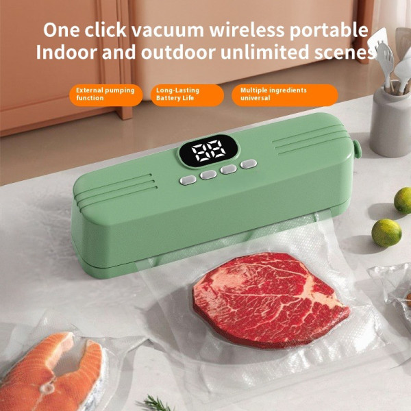 Портативный вакуумный упаковщик AND 1425 с USB-зарядкой для продуктов питания
