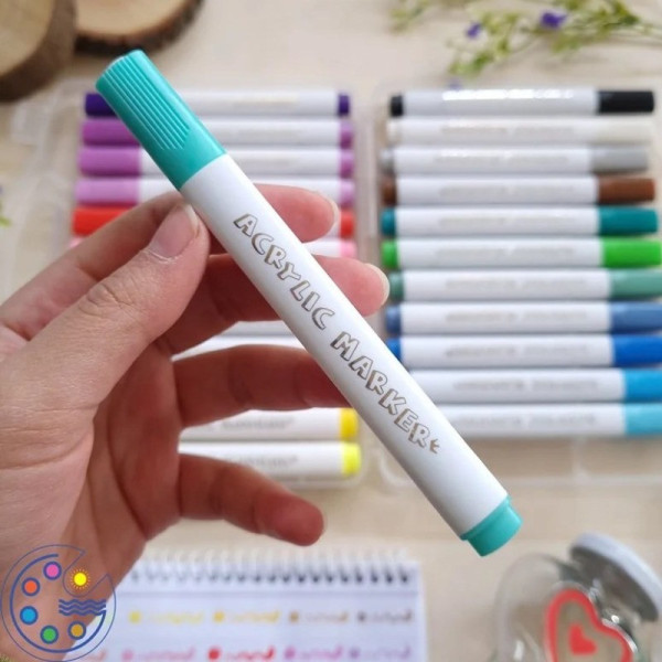 Творчий набір акварельних маркерів AND 655-60 60 відтінків для художників