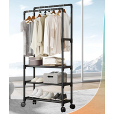 Підлогова дворівнева стійка AND XL-1484 з полицею для взуття та регулюванням висоти