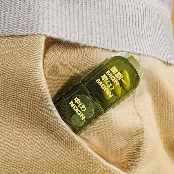 Диспенсер для медикаментів AND MSK-3516 з 21 коміркою для щоденного контролю приймання