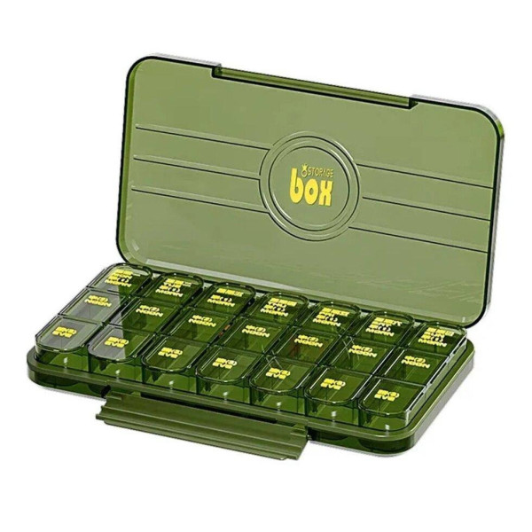 Диспенсер для медикаментів AND MSK-3516 з 21 коміркою для щоденного контролю приймання