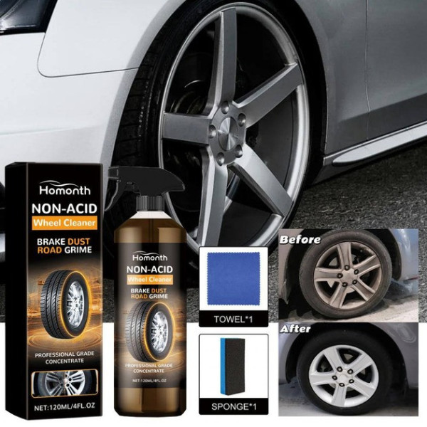Набір для авто AND XL-1462 чищення шин і дисків із високою ефективністю, 120 мл