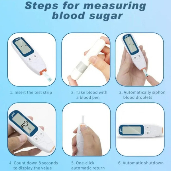 Глюкометр AND 5315 з точним вимірюванням рівня глюкози JZIKI JZK-206
