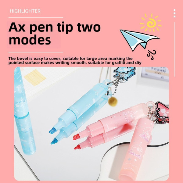 Творчий набір AND NO983-1 маркери 6 кольорів з ефектом блиску