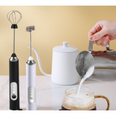 Ручний портативний міксер-капучинатор EGG BEATER з USB, бездротовий спінювач для кави та коктейлів