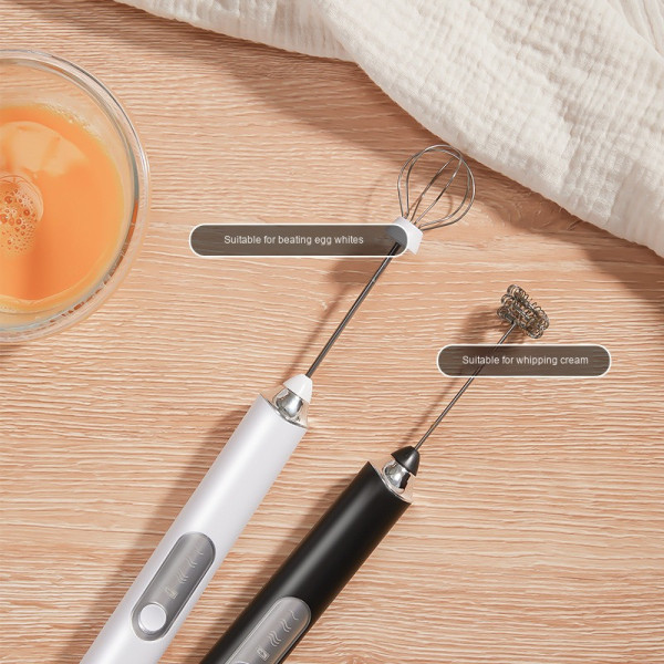 Ручний портативний міксер-капучинатор EGG BEATER з USB, бездротовий спінювач для кави та коктейлів