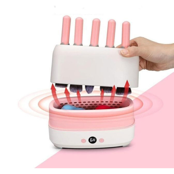 Сушарка для макіяжних пензлів AND LY-610 електрична, 12 отворів, професійна