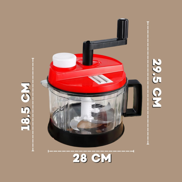 Овочерізка BIG MAC AND LY-974 з ручним приводом і набором лез для кухні