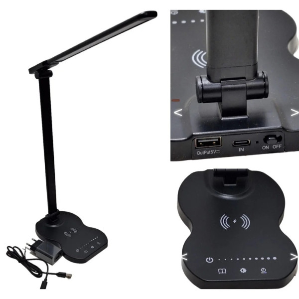 Лампа-гітара настільна AND HA-85 з бездротовим заряджанням і світлодіодним освітленням