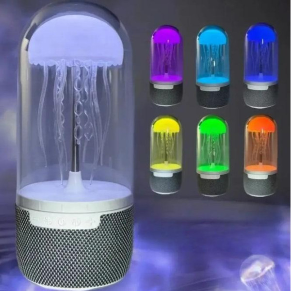 Нічник із колонкою «Медуза» AND 5349 Bluetooth, підсвітка й акумулятор MAX-113