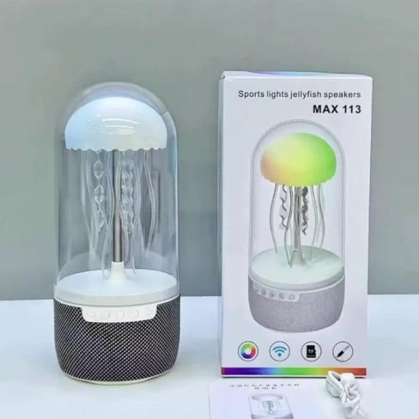 Ночник с Bluetooth колонкой AND 5349 Медуза с RGB подсветкой и аккумулятором MAX-113