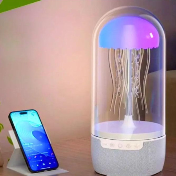 Нічник із колонкою «Медуза» AND 5349 Bluetooth, підсвітка й акумулятор MAX-113