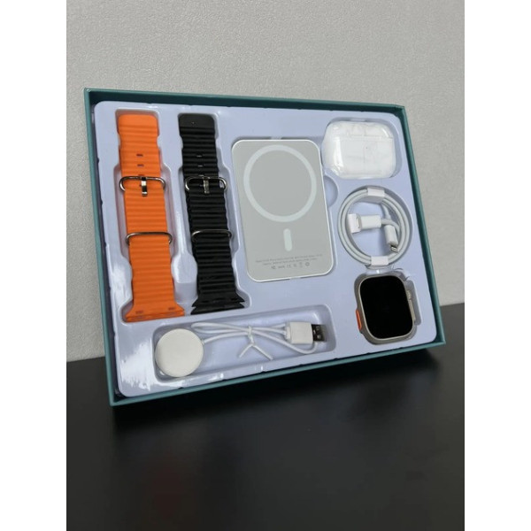 Смарт-набір X8 Watch set 3 в 1 з годинником, бездротовими навушниками та павербанком