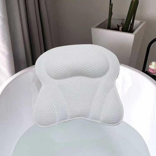 Ортопедическая подушка для ванны с присосками Bathtub Pillow 106 для поддержки головы и сидения