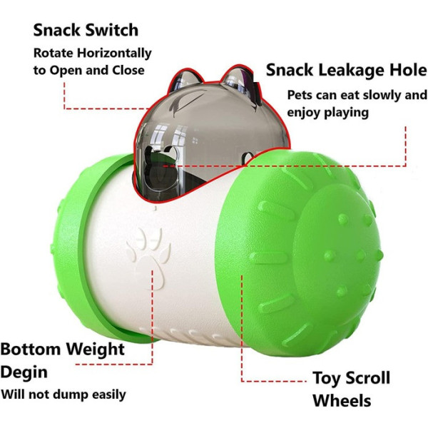 Іграшка AND LY-732 для собак і кішок, годівниця з тумблером для навчання