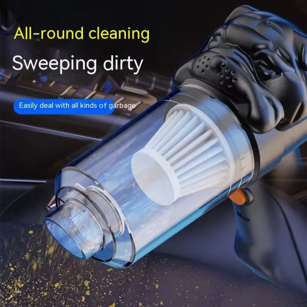 Автопилосос 4 в 1 з акумуляторним живленням і комплектом насадок LY-597 чорний