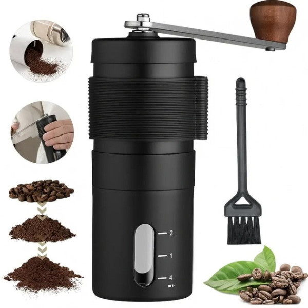 Электрическая кофемолка Coffee Grinder AND LY-957 с керамическими жерновами, черная