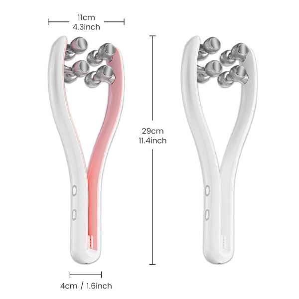 Механічний роликовий масажер для лімфодренажу обличчя Y-подібний AND XL-1314