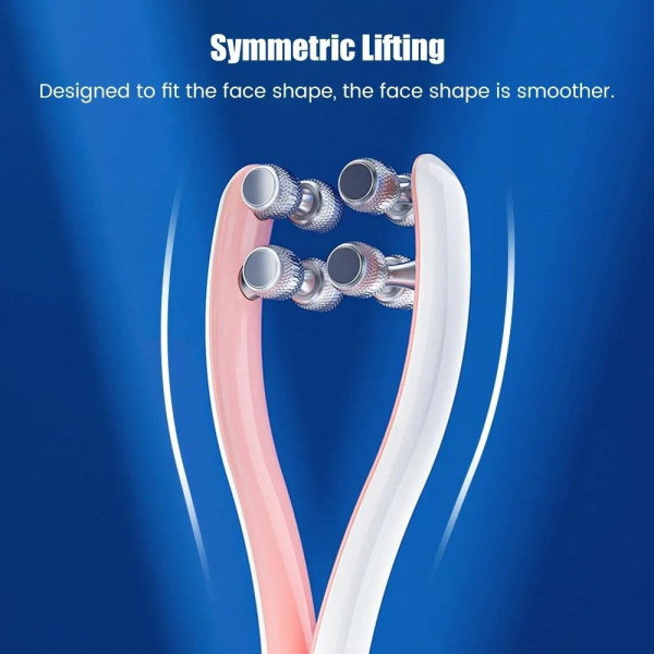 Механічний роликовий масажер для лімфодренажу обличчя Y-подібний AND XL-1314
