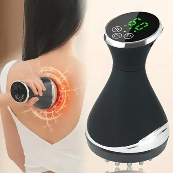 Масажер KACHEEG з вібрацією, інфрачервоним підігрівом і червоним світлом для тіла