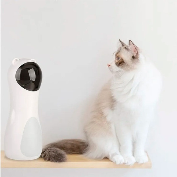 Автоматична лазерна іграшка для кішок W1 з USB і батарейками, 5 режимів руху