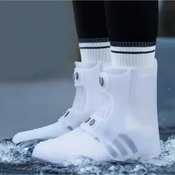 Високі силіконові бахіли для захисту взуття від дощу та бруду AND141