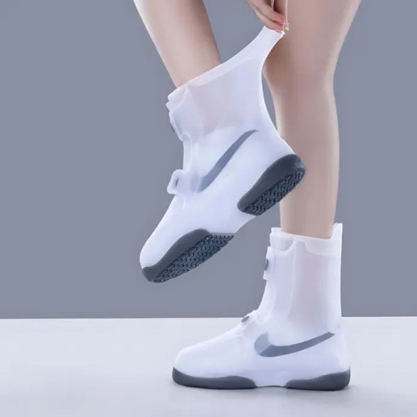 Високі силіконові бахіли для захисту взуття від дощу та бруду AND141