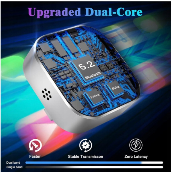 Бездротовий модуль CarPlay з підтримкою USB-A і Type-C AND Glay Dongle 2025