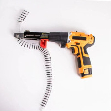 Автоматичне подавання саморізів на шурупокрут для гіпсокартону, стрічковий адаптер