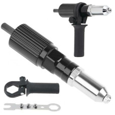 Насадка для встановлення заклепок на дриль і шурупокрут, електричний заклепник