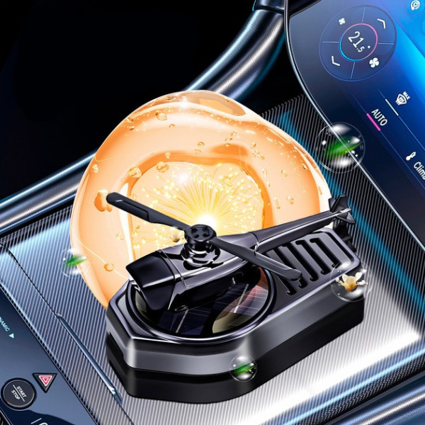 Стильний ароматизатор для машини Apache Вертоліт з екологічним сонячним живленням