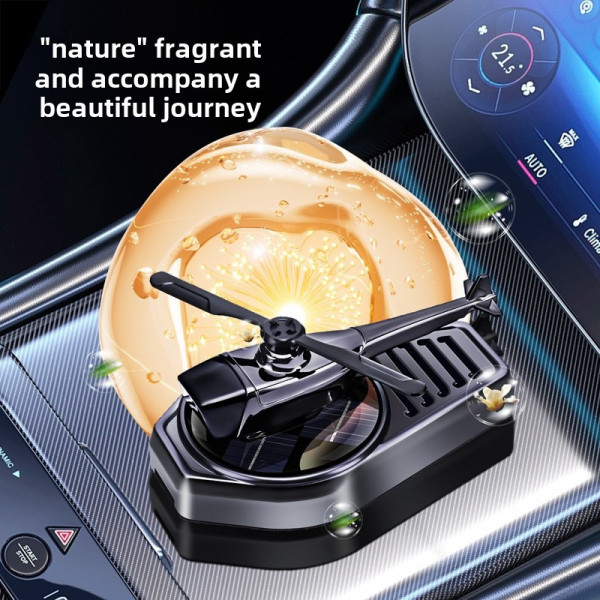 Стильний ароматизатор для машини Apache Вертоліт з екологічним сонячним живленням