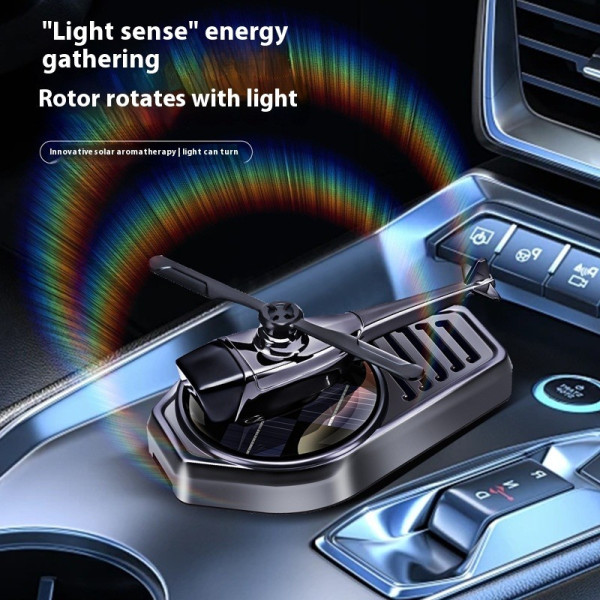 Стильний ароматизатор для машини Apache Вертоліт з екологічним сонячним живленням