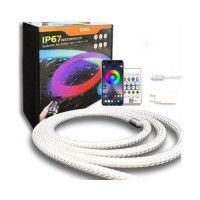 Розумна LED RGB стрічка 5 м, шланг, Bluetooth і синхронізація з музикою